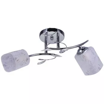 люстра потолочная CAIMAN Joleen 2x60Вт E14 стекло,металл