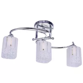 люстра потолочная CAIMAN Kaisa 3х60Вт Е14 металл хром