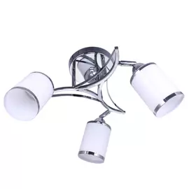 люстра потолочная CAIMAN Mugen 3x60Вт E27 стекло,металл