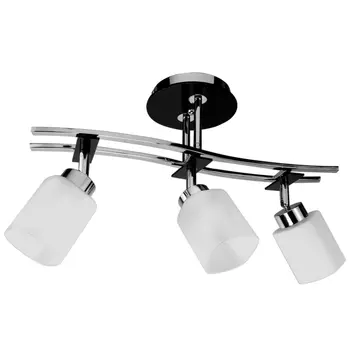 люстра потолочная CAIMAN Quaranta 3x60Вт E14 стекло,металл