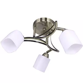 люстра потолочная CAIMAN Satoi 3x60Вт E14 стекло,металл