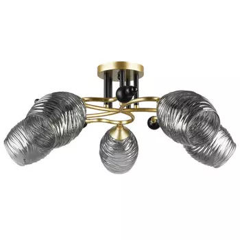 люстра потолочная De City Клэр 5x60Вт E27 металл стекло