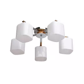 люстра потолочная DEMARKT Meret 5x60Вт E27 стекло,металл