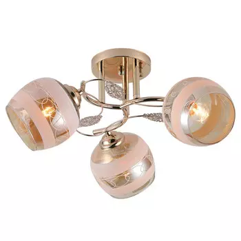 люстра потолочная ESCADA Aiva E27 3х40Вт золото