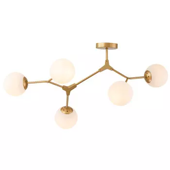 люстра потолочная ESCADA Bliss 5х60Вт E27 золото шампань
