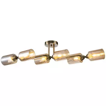 люстра потолочная ESCADA Bungarus Е27 6х60Вт античная бронза