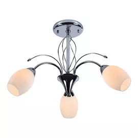 люстра потолочная ESCADA Лилия E27 3х60Вт хром белый