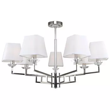 люстра потолочная ESCADA Rhapsody 7х40Вт Е14 хрусталь никель