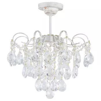 люстра потолочная ESCADA Шик E27 4х60Вт белый золото