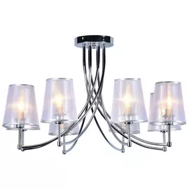 люстра потолочная ESCADA Vella E14 8х60Вт хром