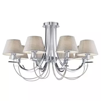 люстра потолочная FREYA Felisa 8х40Вт E14 хром