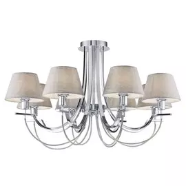 люстра потолочная FREYA Felisa 8х40Вт E14 хром