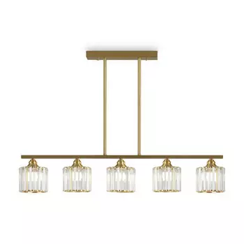 люстра потолочная FREYA Ferrera E27 5х40Вт золото