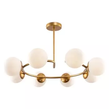 люстра потолочная FREYA Fly 8х40Вт E14 белый