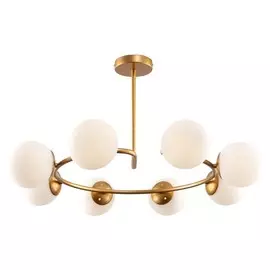 люстра потолочная FREYA Fly 8х40Вт E14 белый