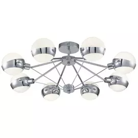 люстра потолочная FREYA Silvia 8х60Вт E14 хром