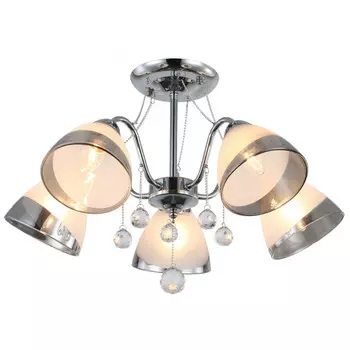 люстра потолочная J-LIGHT Aria E27 5х60Вт хром