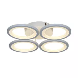 люстра потолочная J-LIGHT Gyro LED 70Вт белый