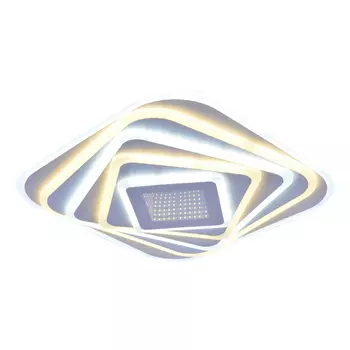 люстра потолочная J-LIGHT Kirito LED 2х98Вт белый