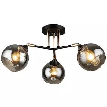 люстра потолочная Jupiter Lighting Mobi 3х60 Вт Е27 стекло, металл