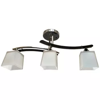 люстра потолочная Jupiter Lighting Румба 3х60Вт Е27 стекло металл