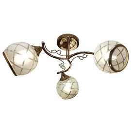 люстра потолочная Jupiter Lighting Тея 3х60Вт E27 золотой