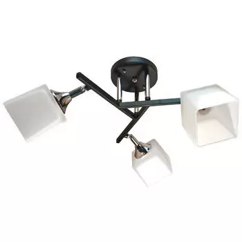 люстра потолочная Jupiter Lighting Тринго 3х60Вт Е27 стекло металл