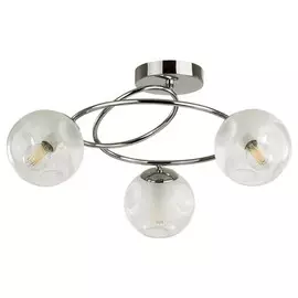 люстра потолочная LUMION Belinda E14 3х40Вт хром
