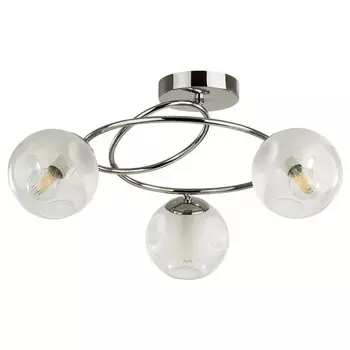 люстра потолочная LUMION Belinda E14 3х40Вт хром
