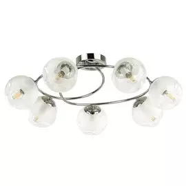 люстра потолочная LUMION Belinda E14 7х40Вт хром