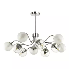 люстра потолочная LUMION Candice 10х40Вт E14 металл хром
