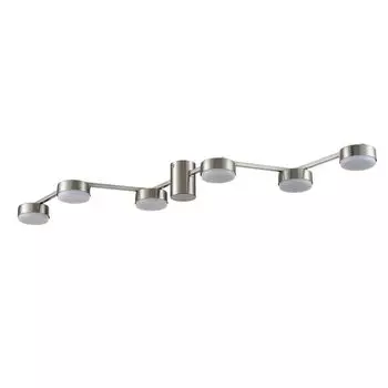 люстра потолочная LUMION Comfi LED GX53 6х7Вт металл никель