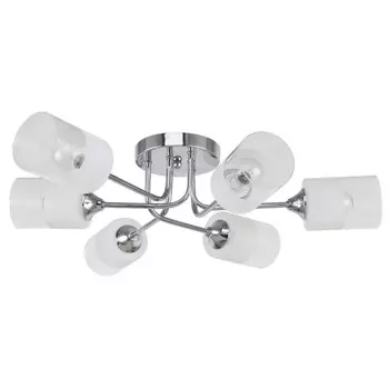 люстра потолочная LUMION Jerry Е27 6х60Вт металл белый