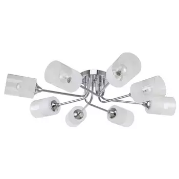 люстра потолочная LUMION Jerry Е27 8х60Вт металл белый