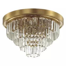 люстра потолочная LUMION Zaha E14 6х40Вт латунь