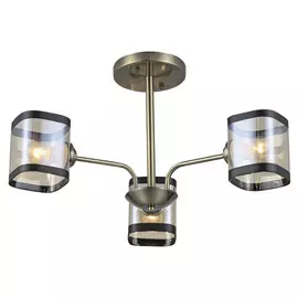 люстра потолочная RITTER Torino 3х40Вт E27 латунь