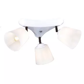 люстра потолочная РОССВЕТ Астра 3х20Вт E27 металл белый