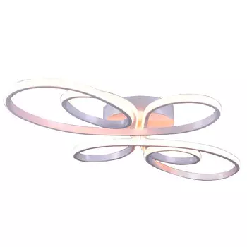 люстра потолочная РОССВЕТ Камертон 2х78Вт LED металл белый