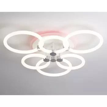 люстра потолочная светодиодная AMBRELLA Acrylica 102Вт (ПДУ РАДИО 2.4G) белый