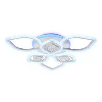 люстра потолочная светодиодная AMBRELLA Acrylica 116Вт (ПДУ РАДИО 2.4G) белый