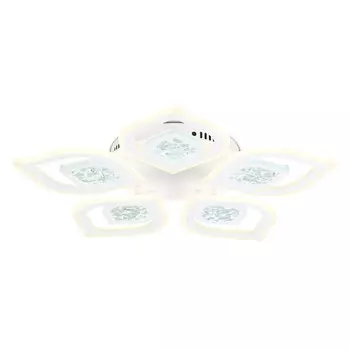 люстра потолочная светодиодная AMBRELLA Acrylica 120Вт (ПДУ ИК) белый