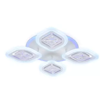 люстра потолочная светодиодная AMBRELLA Acrylica 69Вт (ПДУ РАДИО 2.4G) белый