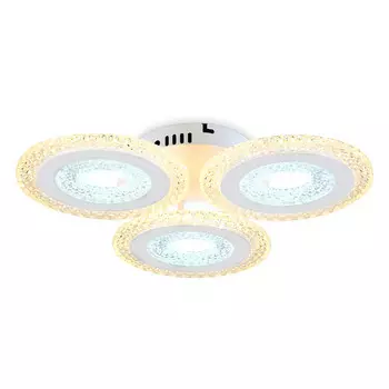 люстра потолочная светодиодная AMBRELLA Acrylica 70Вт (ПДУ ИК) белый