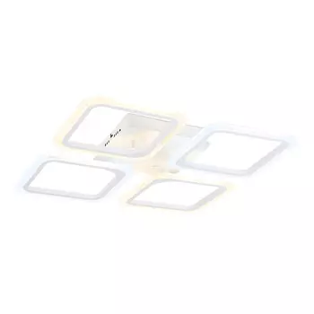 люстра потолочная светодиодная AMBRELLA Acrylica 73Вт (ПДУ ИК) белый