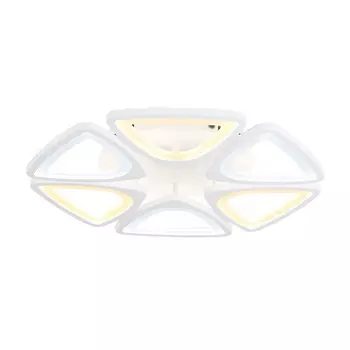 люстра потолочная светодиодная AMBRELLA Acrylica 84Вт (ПДУ ИК) белый