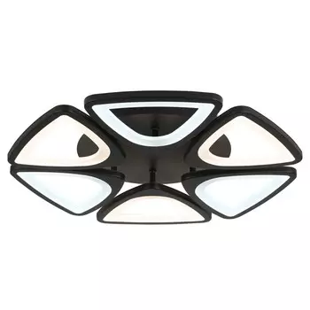 люстра потолочная светодиодная AMBRELLA Acrylica 84Вт (ПДУ ИК) черный