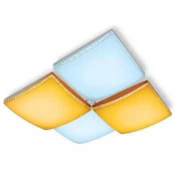 люстра потолочная светодиодная AMBRELLA Comfort 144Вт (ПДУ РАДИО 2.4) белый