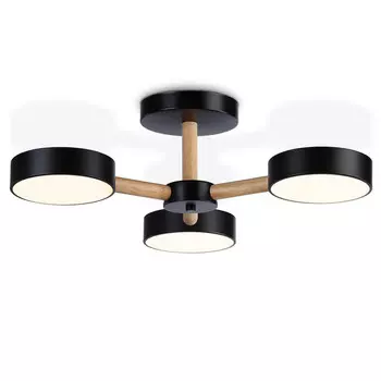 люстра потолочная светодиодная AMBRELLA Comfort 40 Вт 5600Лм LED черный