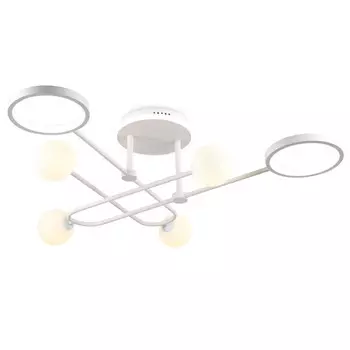 люстра потолочная светодиодная AMBRELLA Comfort 48Вт (ПДУ ИК) белый