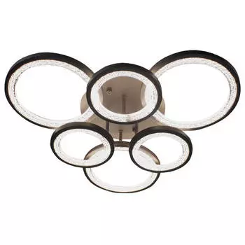 люстра потолочная светодиодная CAIMAN Pattern LED 150Вт 12750Лм коричневый